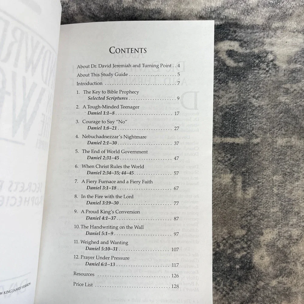 Secrets From The Prophecies of Daniel Study Guide Volume 1 David Jeremiah
